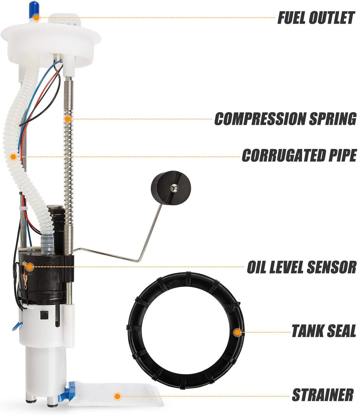 Efficient Aluminum Fuel Pump Assembly for Polaris Ranger 500 & 570 (2014-2023)