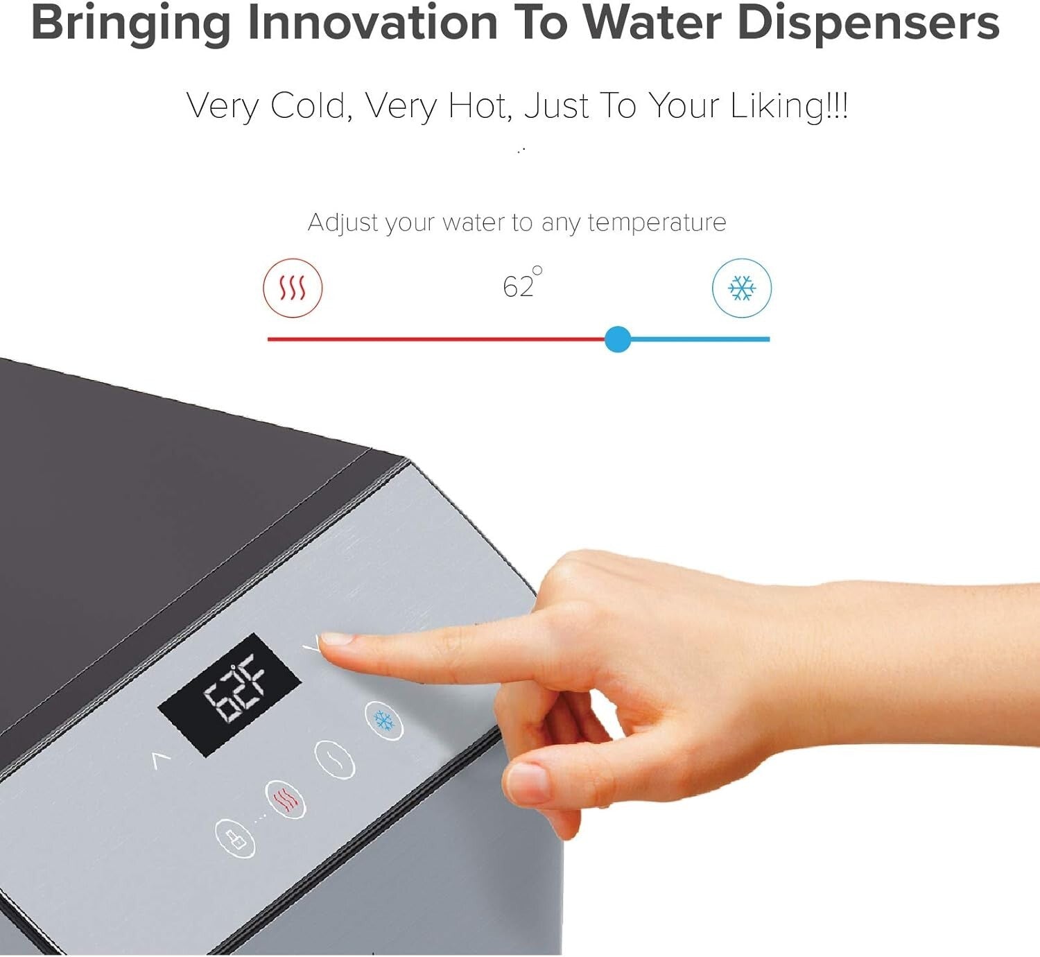 Self-Cleaning Bottleless Water Cooler Dispenser with Advanced Filtration System