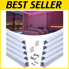 Load image into Gallery viewer, Premium U-Shaped LED Diffuser Channel - 10-Pack 3.3FT for Flawless Ambiance