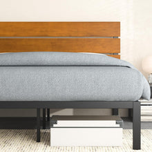 Load image into Gallery viewer, Paul Twin Metal and Bamboo Bed Frame - Easy Assembly, Stylish Under-Bed Storage