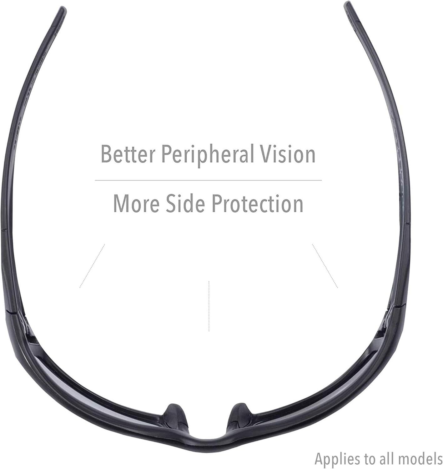 Lightweight Honeywell Hypershock Safety Glasses with Espresso Polarized Lens