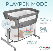 Load image into Gallery viewer, KoolaBaby Portable Bassinet: Versatile 3-in-1 Sleeper, Adjustable &amp; Foldable