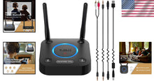 Load image into Gallery viewer, Plug &amp; Play Bluetooth Transmitter for TV: Dual Headphones &amp; No Delay Experience
