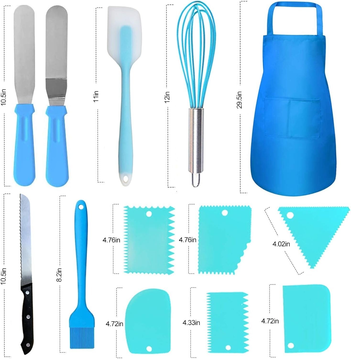 Professional Cake Decorating Kit - 368 Pieces with Piping Tips & Storage Box