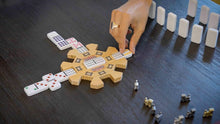 Load image into Gallery viewer, Premium Wooden Mexican Train Domino Game - Perfect Gift for Family Gatherings