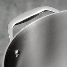 Load image into Gallery viewer, Versatile 3-Quart Stainless Steel Braiser with Lid - Oven-Safe &amp; Dishwasher-Safe