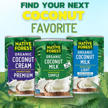 Load image into Gallery viewer, 12-Pack Organic Coconut Milk Cans - Unsweetened Dairy Alternative for Recipes