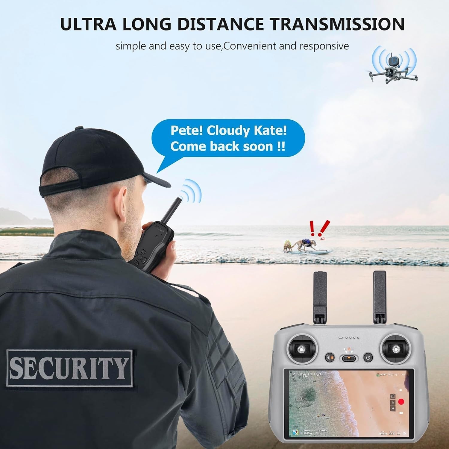 Durable Drone Speaker with 120 Decibel Output - Perfect for Emergency Alerts