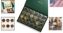Load image into Gallery viewer, 24 Premium Loose Leaf Teas Presented in Luxurious Tin Caddies - Perfect for Mom