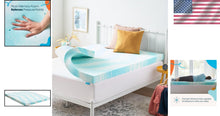 Load image into Gallery viewer, CertiPUR Certified 4-Inch Plush Gel Memory Foam Topper - Refresh Your Sleep