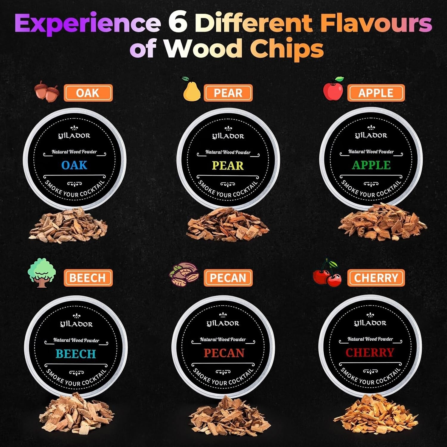 Electric Cocktail Smoker Kit with Torch - Elevate Whiskey & Bourbon Flavors