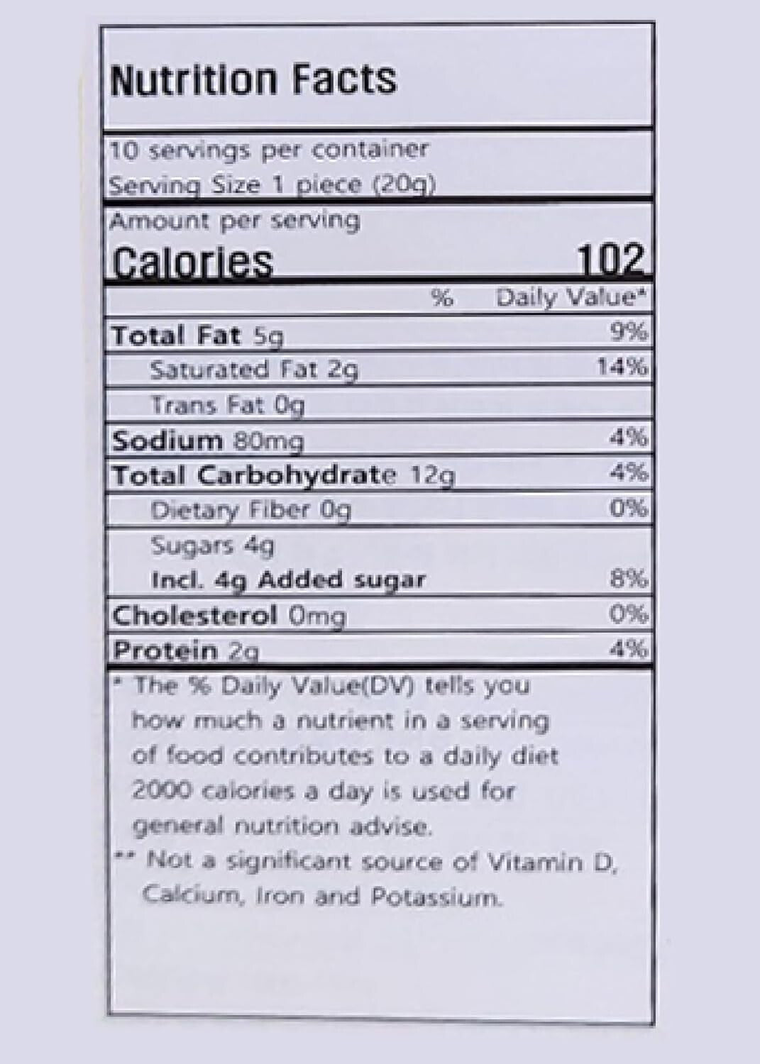 Crispy Korean Croissant Snack Bites - Individually Wrapped 30 Pack, 102 Calories