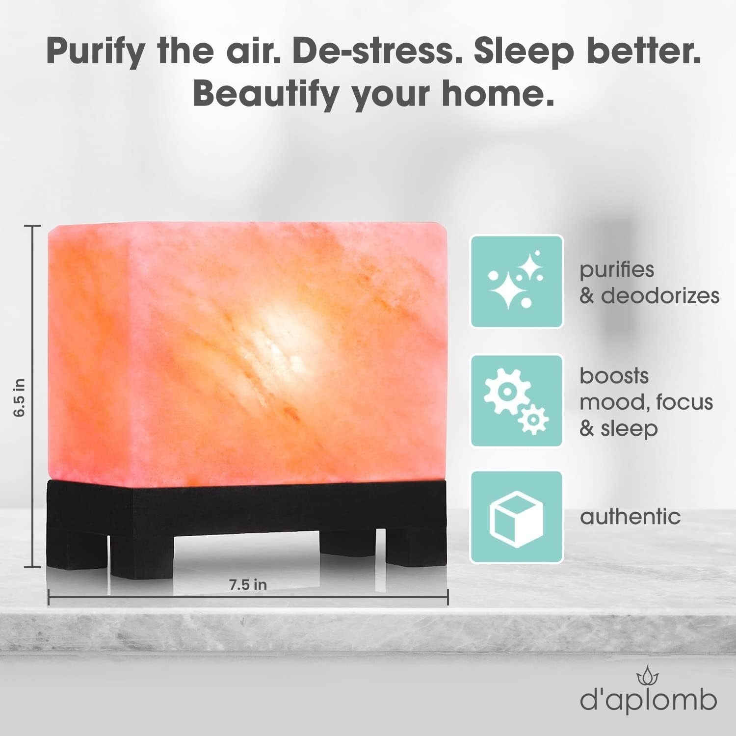 Authentic Himalayan Crystal Lamp: Hand-Carved, Ambient Lighting for Any Room