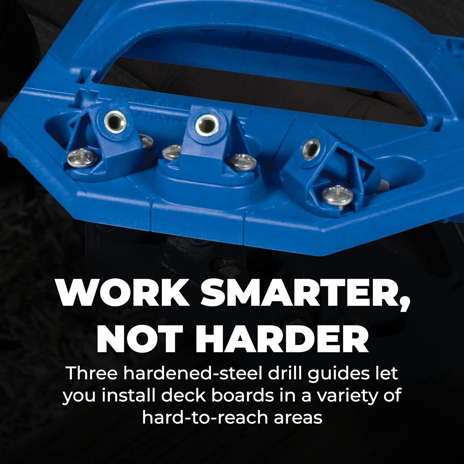 Accurate Deck Jig Tool Set with Drill Bits & Spacer Rings for Outdoor Projects