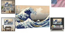 Load image into Gallery viewer, Stunning 48x32 Giclee Print of Hokusai's Great Wave - Wall Art for Elegance