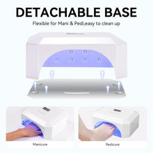 Load image into Gallery viewer, All-in-One Cordless UV LED Nail Curing Lamp with Auto Sensor &amp; Detachable Base