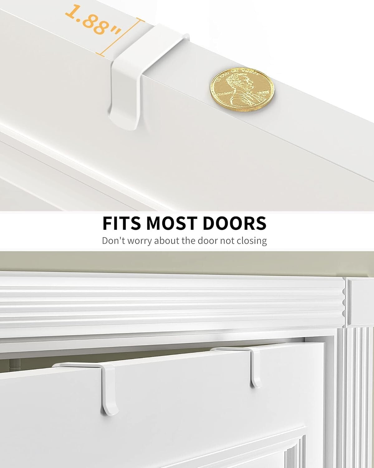 Adjustable 9-Tier Over Door Spice Rack - Elegant Kitchen & Home Organizer