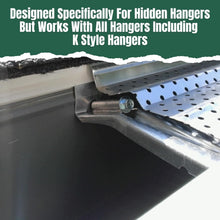 Load image into Gallery viewer, Rust-Free Aluminum Gutter Guard with 380 Holes - 200 Feet for Seamless Drainage