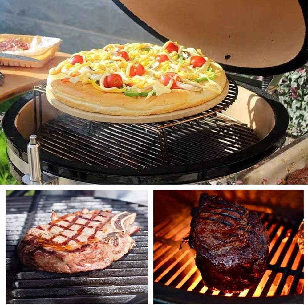 Cast Iron Cooking Grid 18 3/16" - Ideal for Big Green Egg & Char-Griller Grills