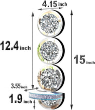 Load image into Gallery viewer, Crystal Crush Diamond Wall Sconces - Elegant Candle Holders for Living Rooms