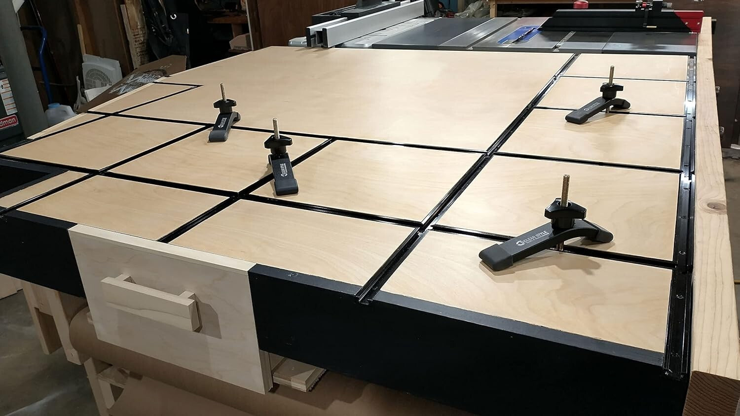 Adjustable Woodworking T-Tracks Set - 36 Inch with Predrilled Mounting Holes