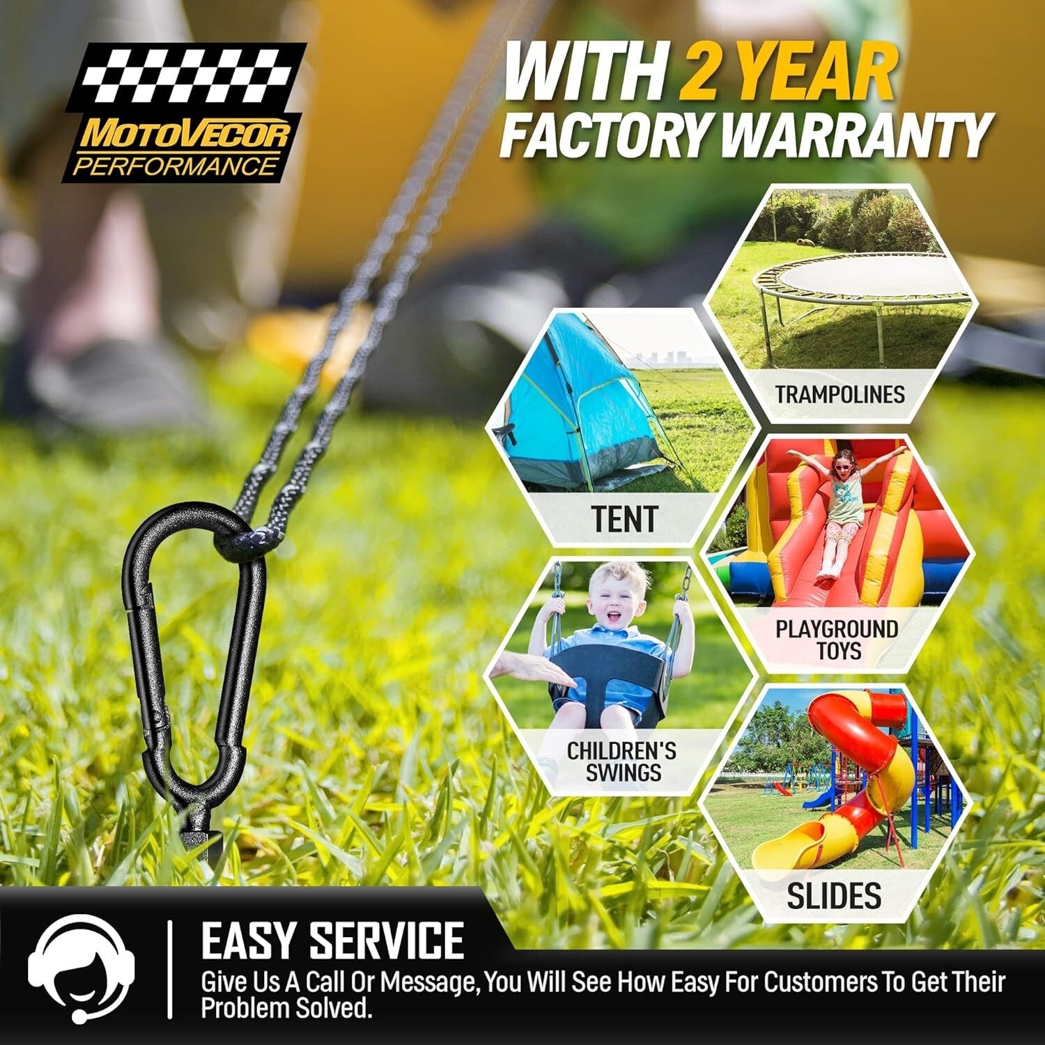 18” Tungsten Steel Ground Anchors with High Wind Resistance – 1000 lbs Capacity