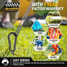 Load image into Gallery viewer, 18” Tungsten Steel Ground Anchors with High Wind Resistance – 1000 lbs Capacity