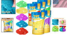 Load image into Gallery viewer, Safe 11lb Moldable Sand Set - 5 Bright Colors for Imagination &amp; Creativity