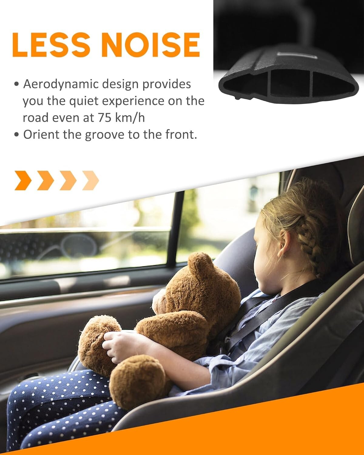 Aerodynamic Cargo Crossbars for Kia Sorento with Flush Side Rails (2021-2025)