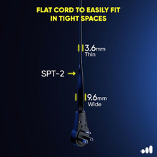 Load image into Gallery viewer, Premium 50 Ft Extension Cord with 360° Rotating Flat Plug - 3 Female Outlets