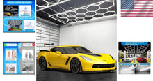 Load image into Gallery viewer, Hexagon 108000LM LED Garage Light with Safe Installation - Ideal for Workshops