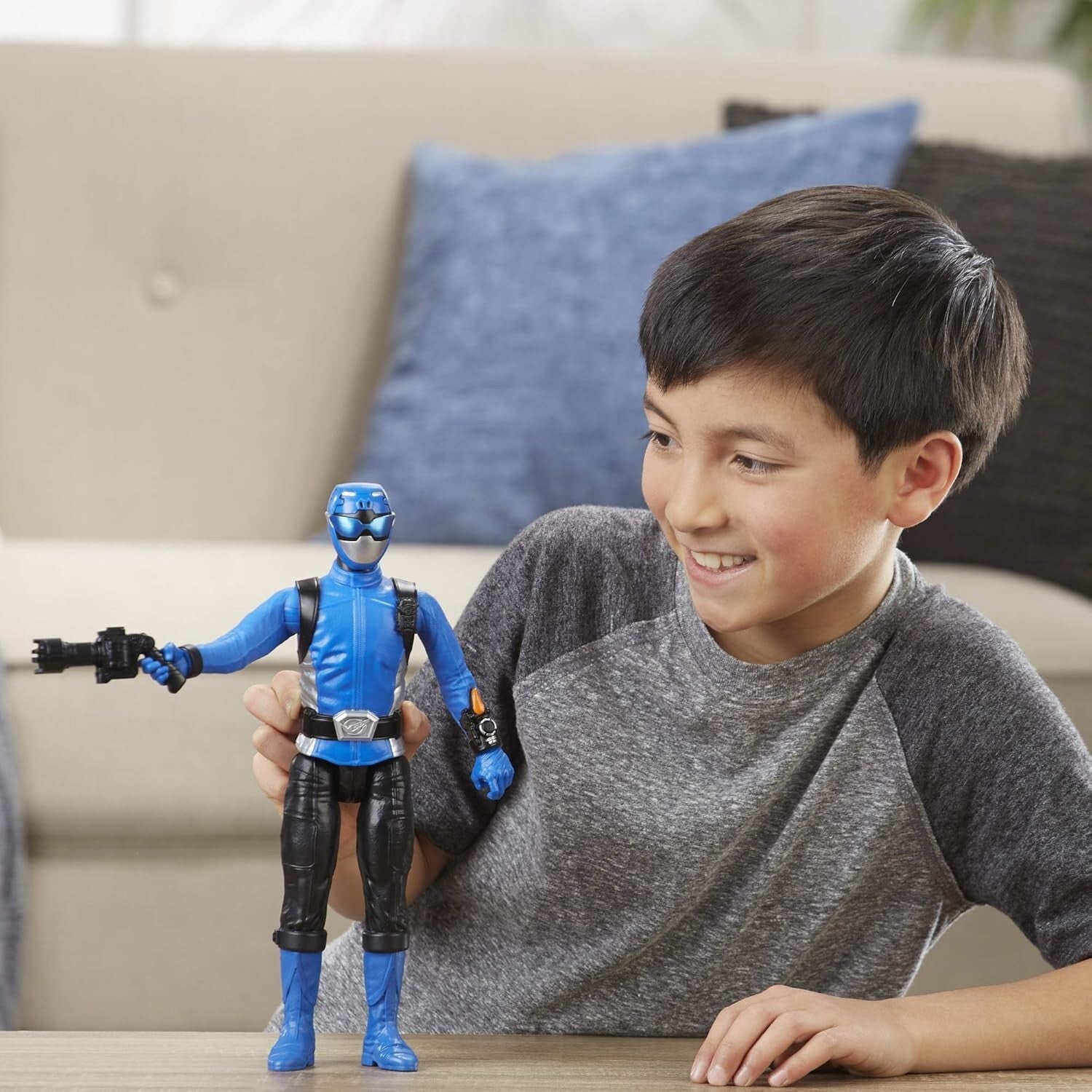 Beast Morphers Blue Ranger 12" Action Figure - Playtime Adventure Awaits!