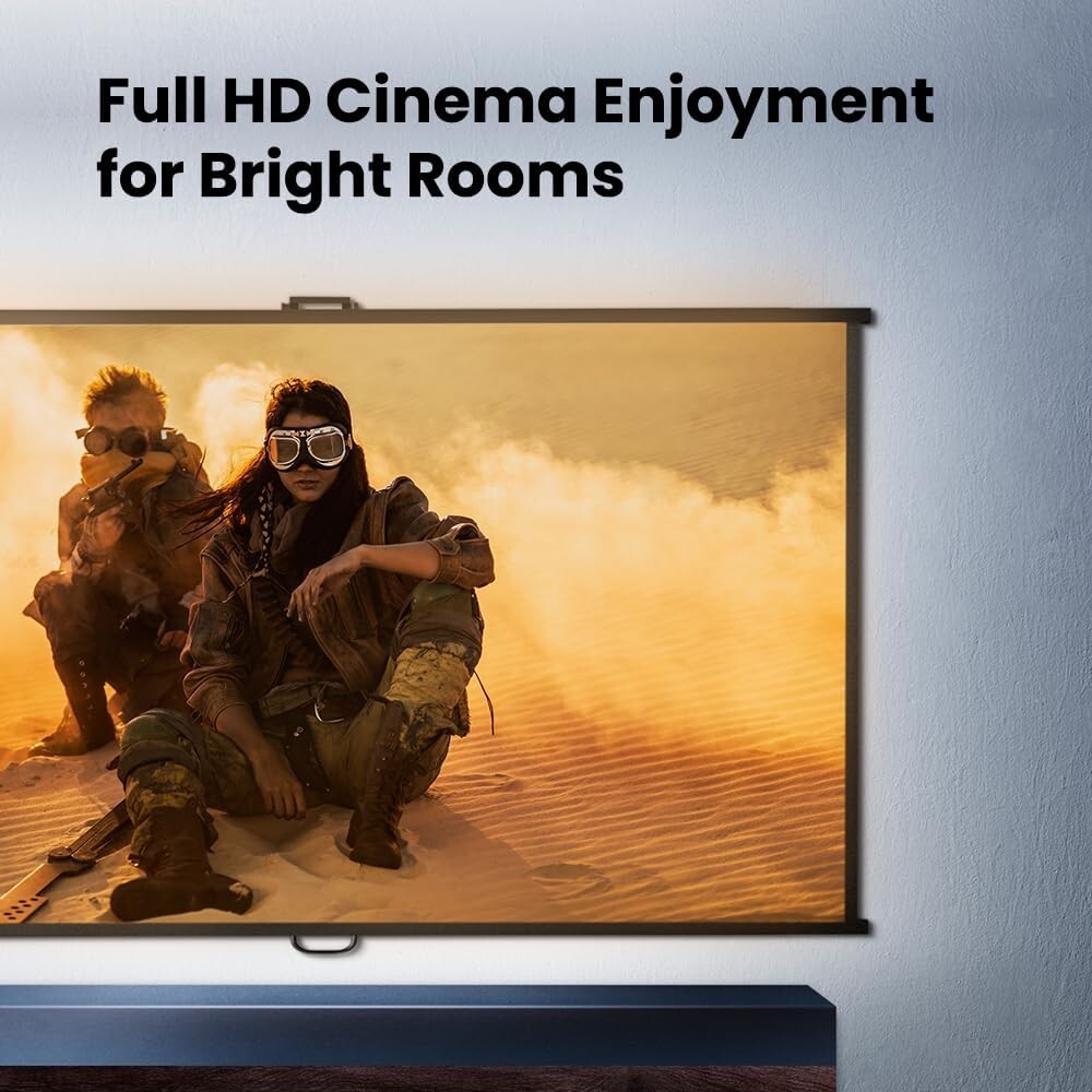 2023 1080P Gaming Projector - 3800 Lumens, Low Latency for Ultimate Immersion