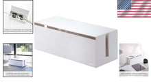 Load image into Gallery viewer, Compact &amp; Elegant Cable Box for Power Strips – Stylish Desktop &amp; Floor Storage