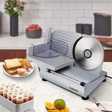 Load image into Gallery viewer, Professional Electric Deli Slicer: Adjustable Thickness for Meat, Cheese &amp; Bread