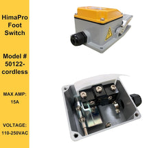 Load image into Gallery viewer, Momentary ON/OFF Foot Switch, 250VAC, Aluminum Cast for Versatile Machinery
