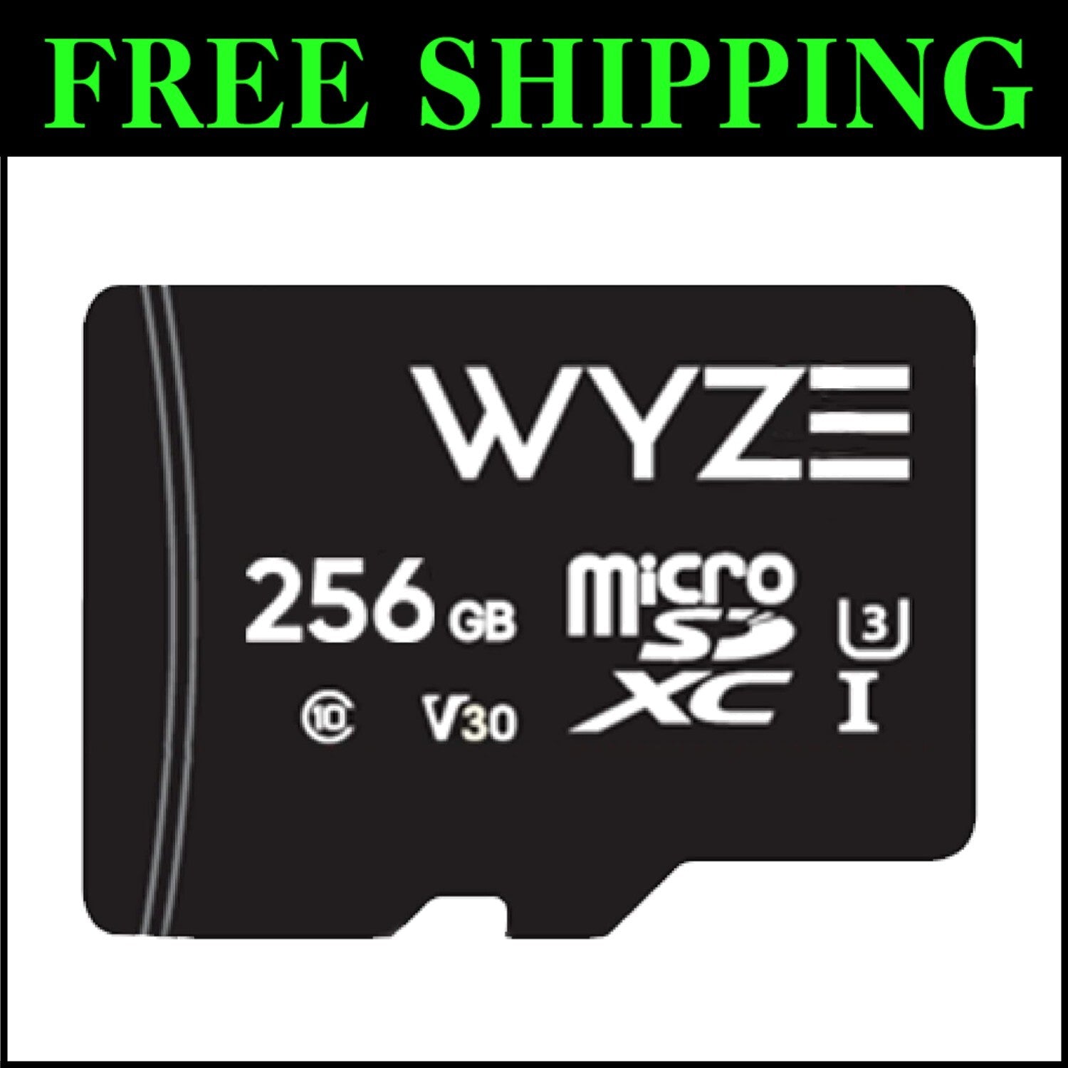 High-Speed 256GB MicroSDXC Card - Waterproof & Compatible with Multiple Devices