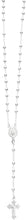 Load image into Gallery viewer, Elegant 30-Inch 925 Sterling Silver Rosary Necklace with Virgin Mary Pendant