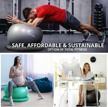Load image into Gallery viewer, Versatile Fitness Ball Chair – 65 cm Stability Ball for Home Gym &amp; Office Use