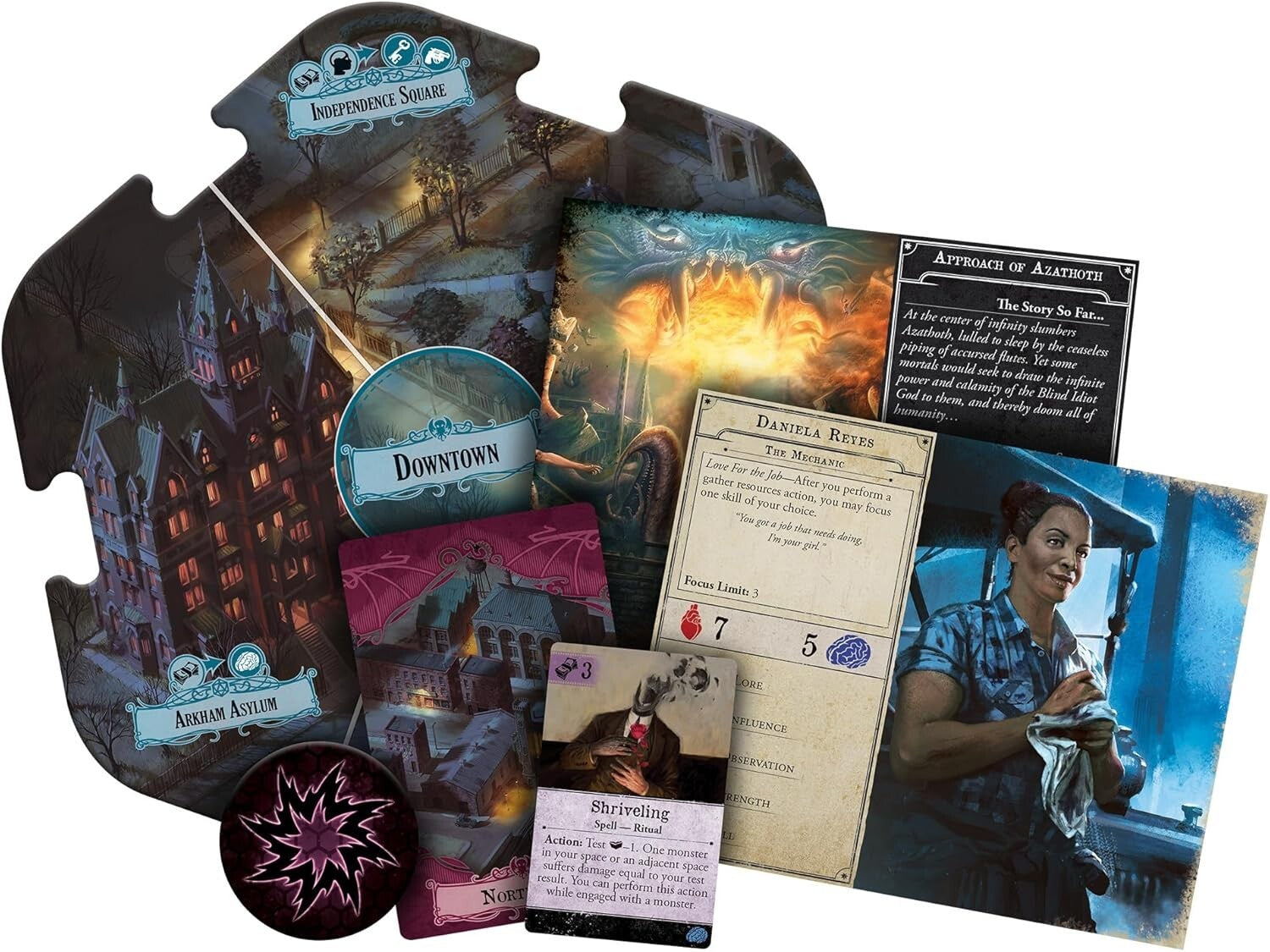 Arkham Horror 3rd Ed: Immersive Lovecraftian Board Game, 2-3 Hours of Play