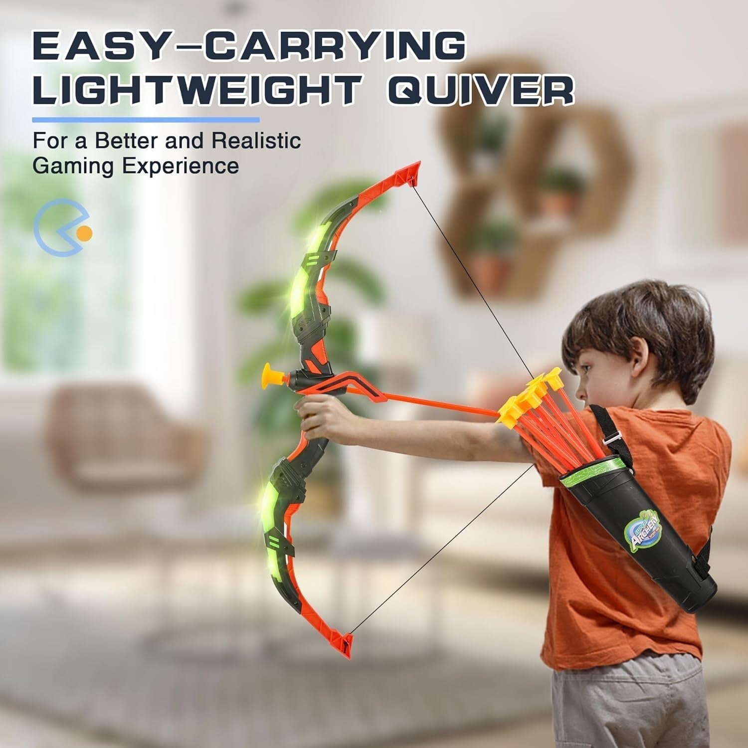 Durable Portable Bow and Arrow Set for Kids – Ideal for Indoor & Outdoor Play