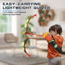 Load image into Gallery viewer, Durable Portable Bow and Arrow Set for Kids – Ideal for Indoor &amp; Outdoor Play