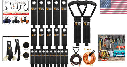 Industrial Strength Storage Solutions - 22PC Heavy Duty Tool and Cable Organizer