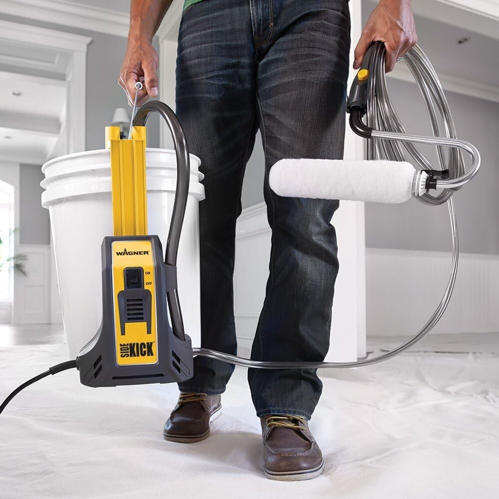 Innovative Electric Paint Power Roller - Ideal for Large Area Painting Projects