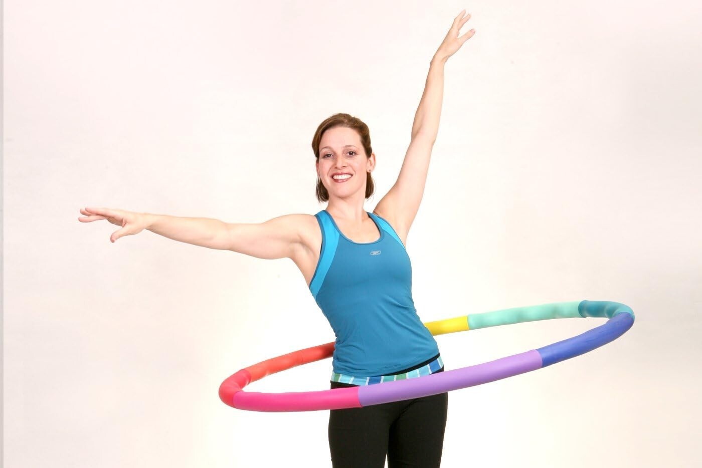 Comfortable & Durable Premium Weighted Hula Hoop - Ideal Fitness for Adults