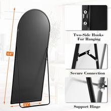 Load image into Gallery viewer, Stylish 64"x21" Arched Full Length Mirror - Shatterproof Floor Standing Design