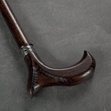 Load image into Gallery viewer, Unique 36 Inch Wooden Walking Stick for Men &amp; Women - Handcrafted and Ergonomic
