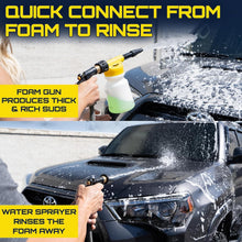 Load image into Gallery viewer, Garden Hose Foam Cannon with Microfiber Mitt for Scratch-Free Car Cleaning