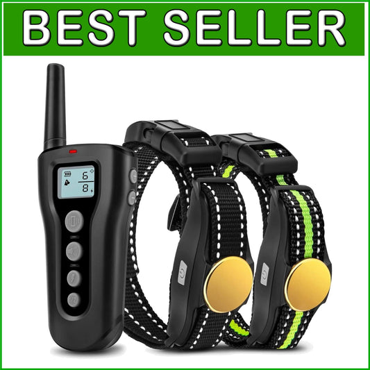 Adjustable Training Collar for Small to Large Dogs - Humane Shock & Vibration