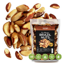 Load image into Gallery viewer, Natural Sea Salted Brazil Nuts 64oz - Non-GMO, Chemical-Free &amp; Kosher Certified